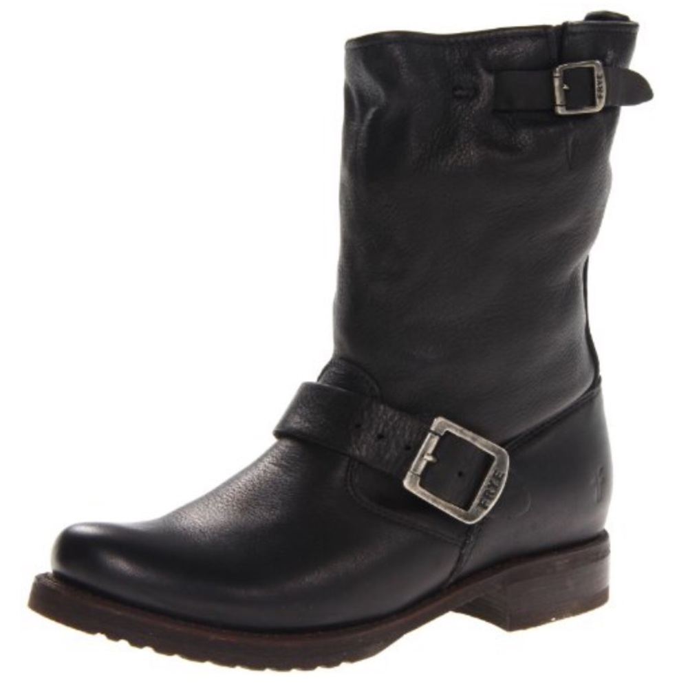 Frye Veronica short vintage leather slouchy boot